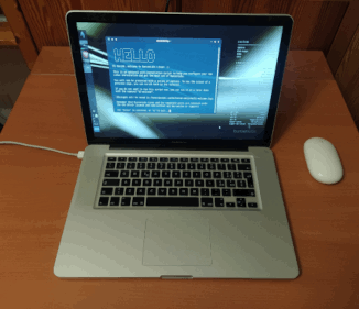 image of MacBook Pro 5.1 with BunseLab